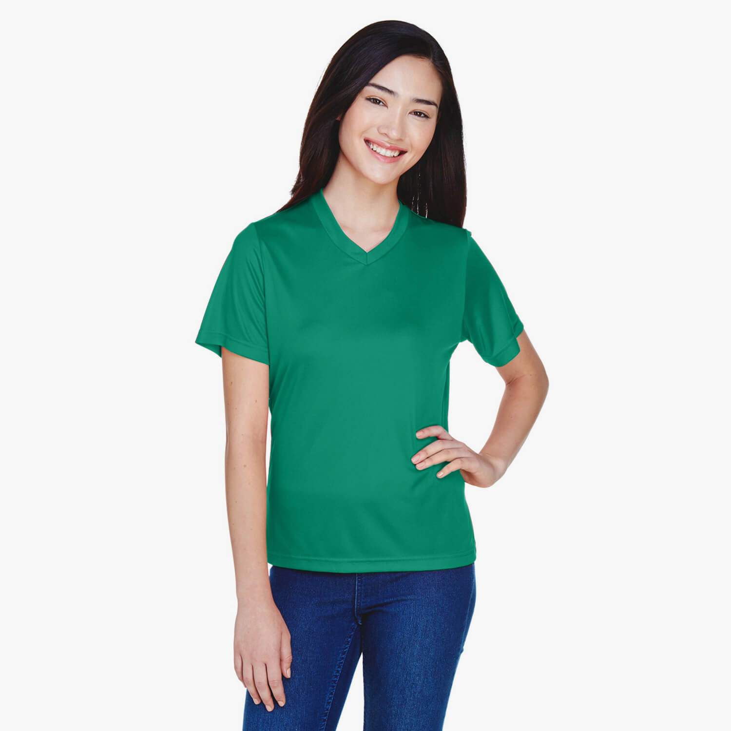 Halo Labels gauze t-shirt - emerald