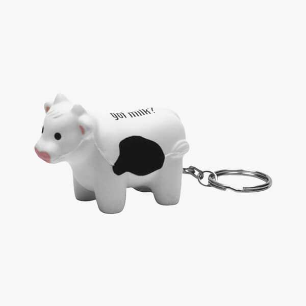 Milk Cow Stress Reliever Key Chain