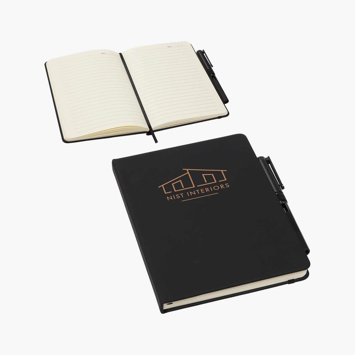 Quorum Soft Touch Journal with Matching Color Gel Pen