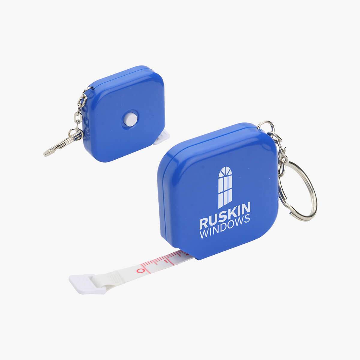 Square Tape Measure Key Chain