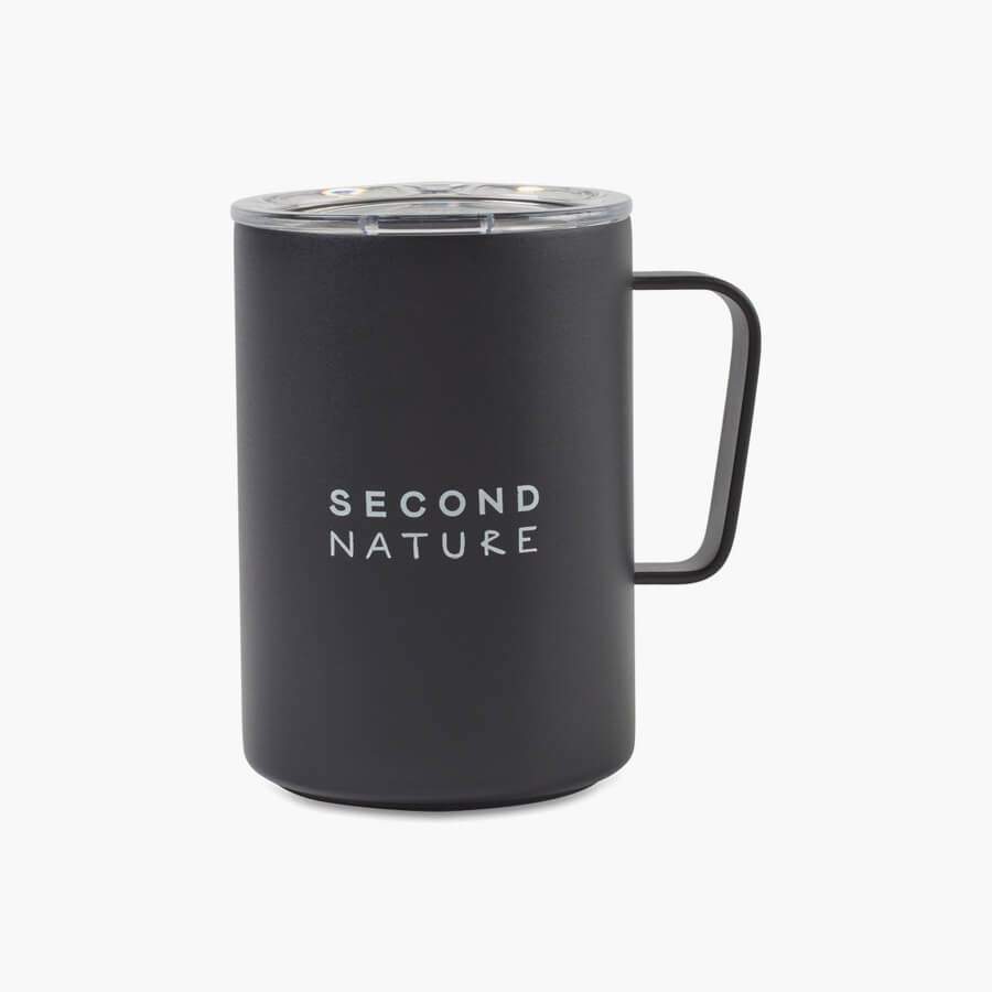 Halo Branded Solutions. GLASS COFFEE MUG in Clear Transparent