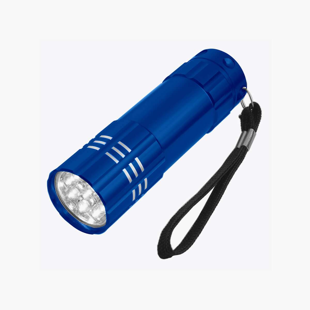 Aluminum LED Flashlight With Strap