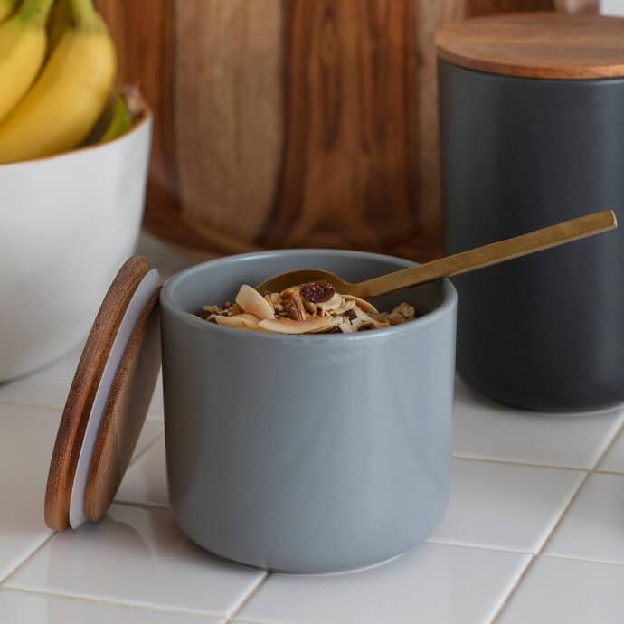 Be Home Brampton Stoneware Container - Thumbnail 3