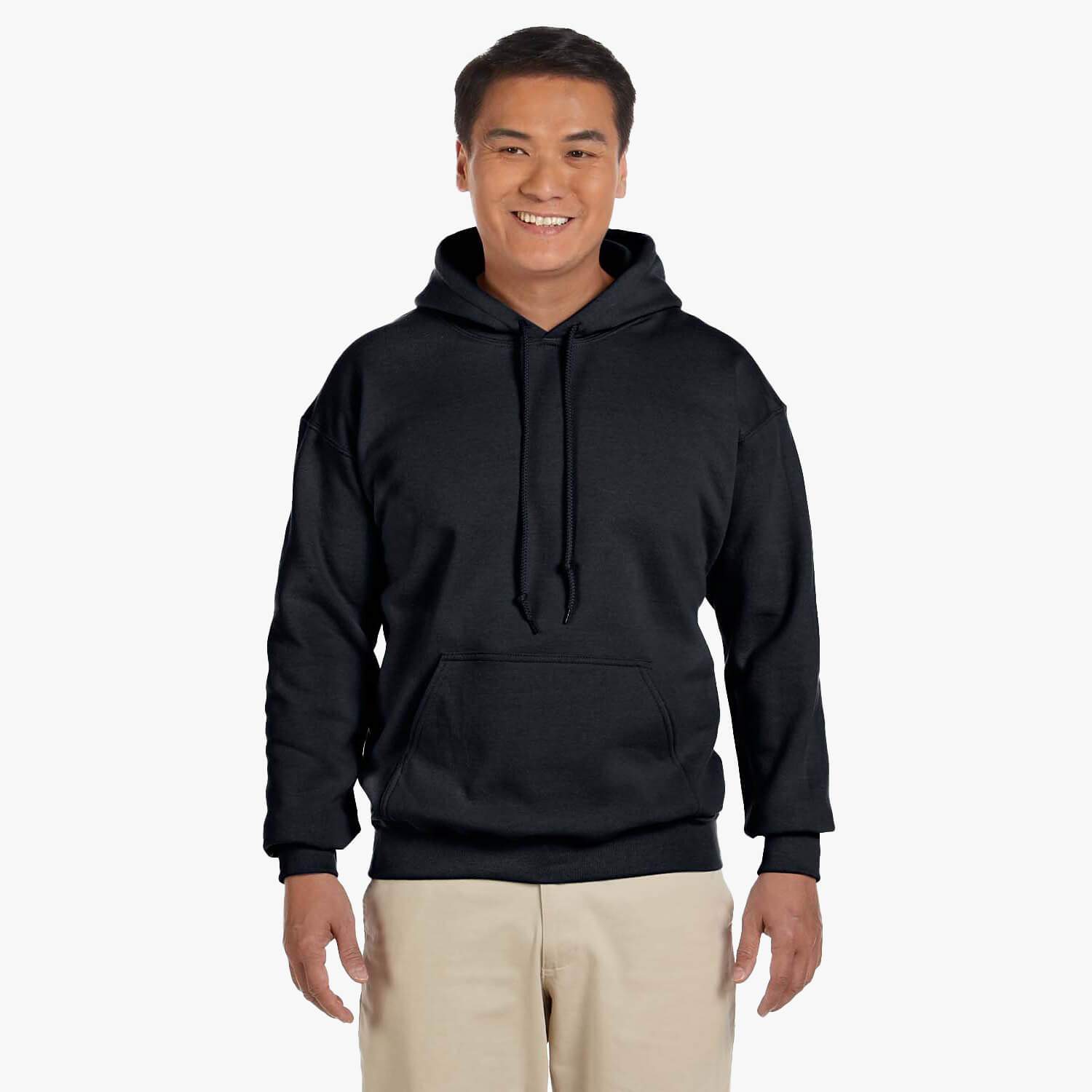 The Essentials Gildan Adult Heavy
Blend™
8 oz., 50/50 Hooded Sweatshirt