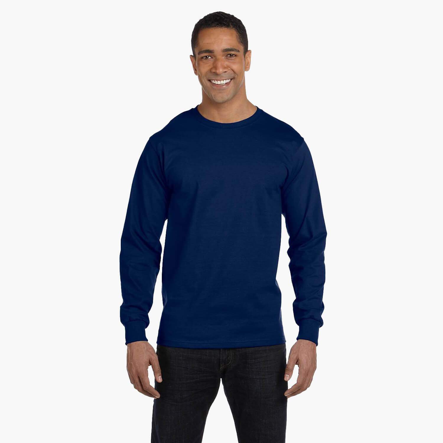The Essentials Gildan Adult 5.5 oz., 50/50 Long-Sleeve T-Shirt